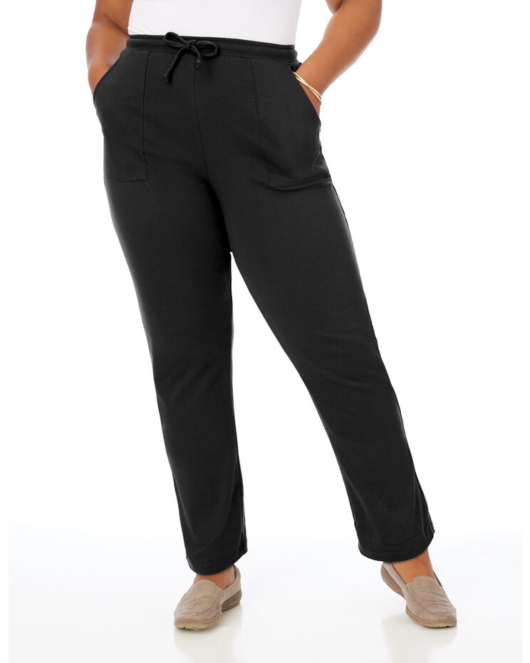 Essential Knit Drawstring Pull-On Pants image number 1