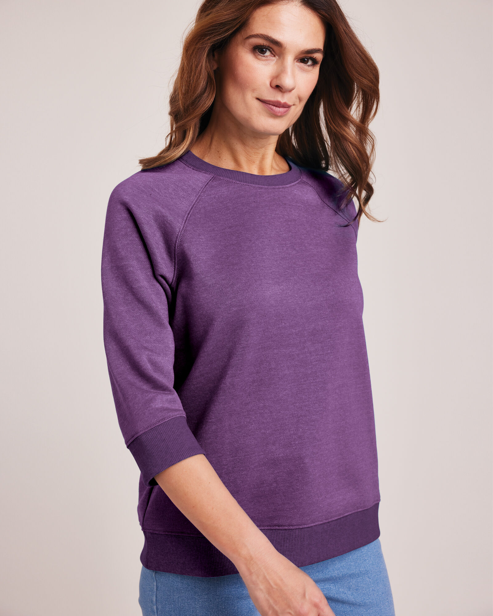 Better Than Basic Heathered Sweatshirt Blair