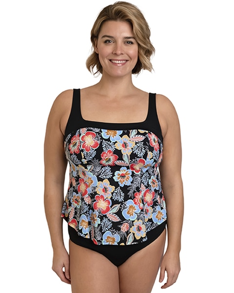 Fit 4 U Makenna Square Neck Round Hem Top