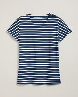 Essential Knit Dolman Button Trim Top thumbnail number 1