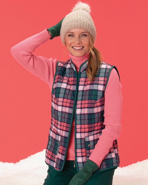 Berkshire Tartan Quilted Vest