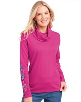 Essential Knit Cowl Neck Top thumbnail number 2