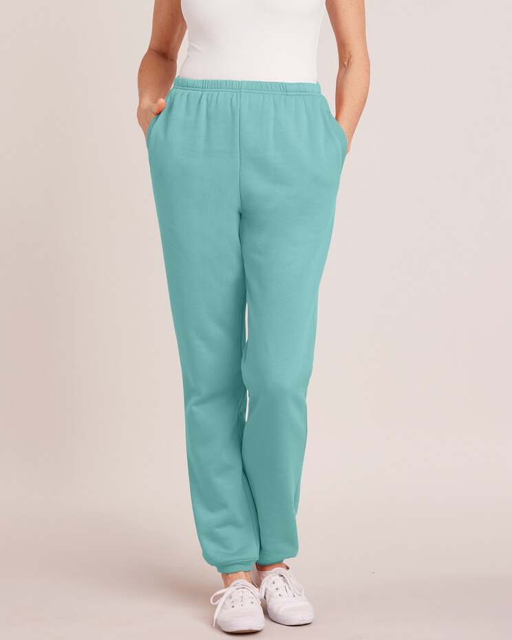 Better-Than-Basic Elastic-Waist Fleece Pants image number 1