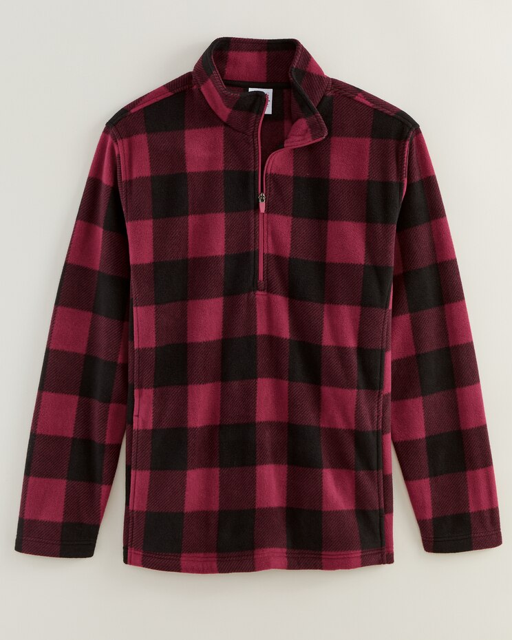John Blair® Fleece Half Zip Pullover image number 1