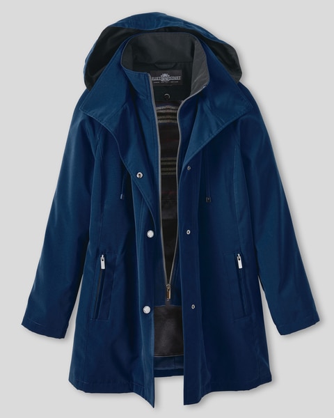 Fleet Street® Short Three-Season Raincoat