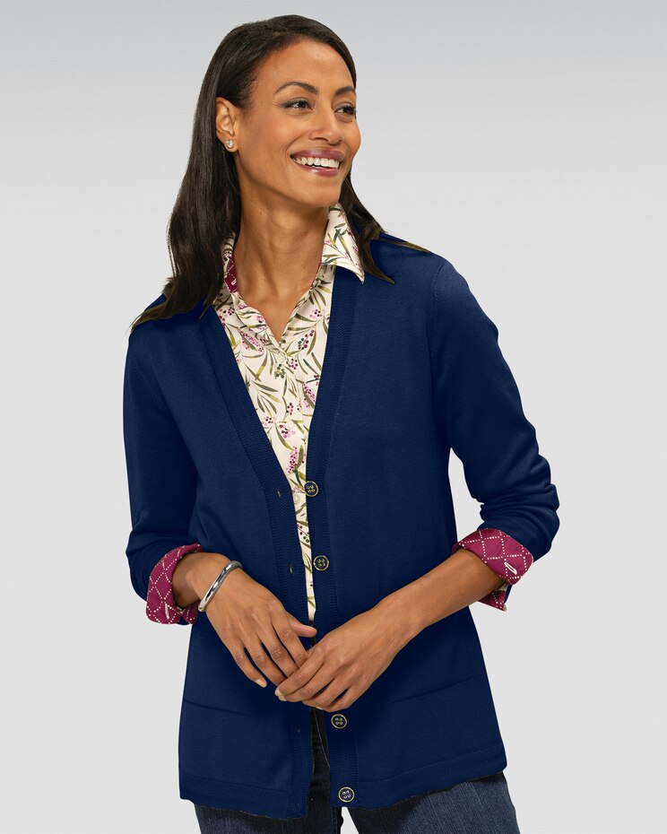Madison V-Neck Cardigan image number 1