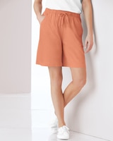 Haband Jersey-Knit Shorts with Drawstring Waist thumbnail number 1