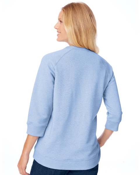 Better-Than-Basic Heathered Sweatshirt