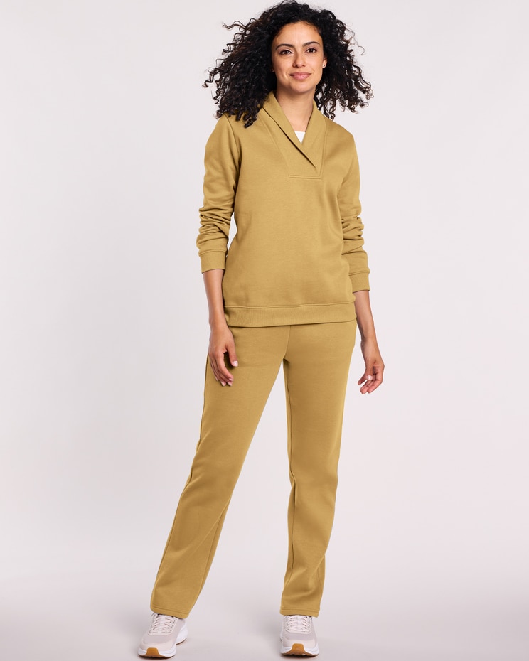 Better-Than-Basic Shawl Collar Fleece Set image number 1