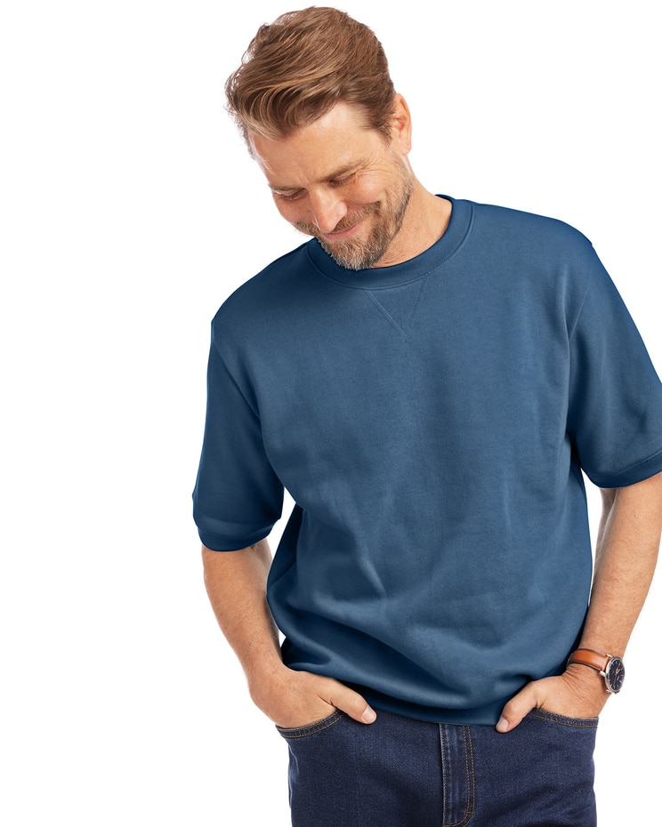 John Blair Supreme Fleece Short-Sleeve Sweatshirt image number 1