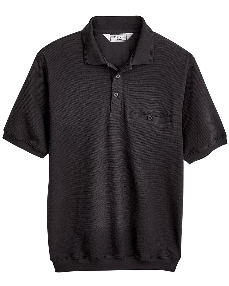 Palmland® Short-Sleeve Banded-Bottom Polo image number 1