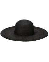Elegant - Raffia Braid Round Crown Sun Hat thumbnail number 1