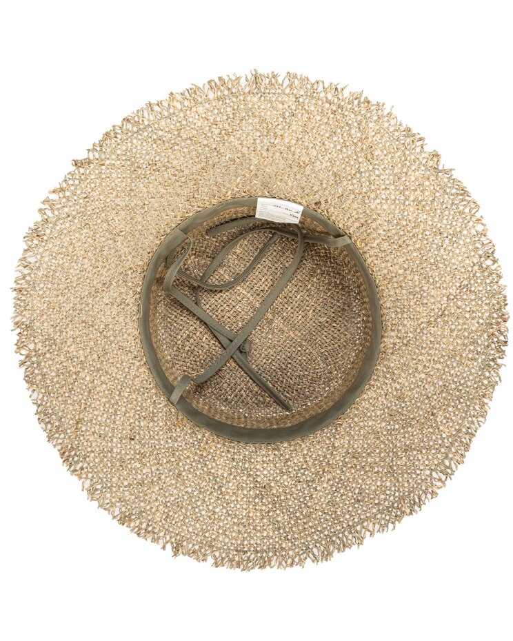 Easy Going -Seagrass Bucket Hat With Raw Edge image number 3