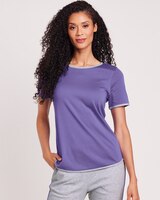 Fresh Contrast Trim Tee thumbnail number 1