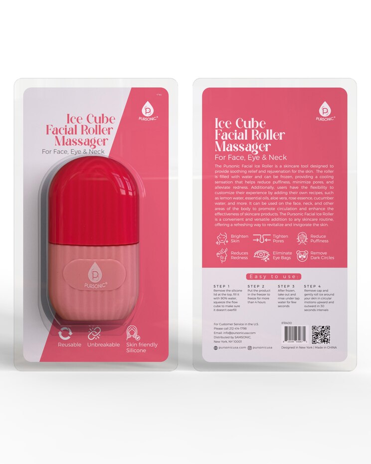 Pursonic Ice Cube Facial Roller Massager image number 2