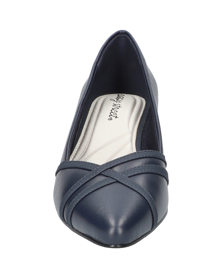 Easy Street® Lotus Block Heel Pumps image number 2
