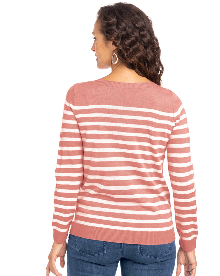 Cashmere-Like Boatneck Sweater image number 2