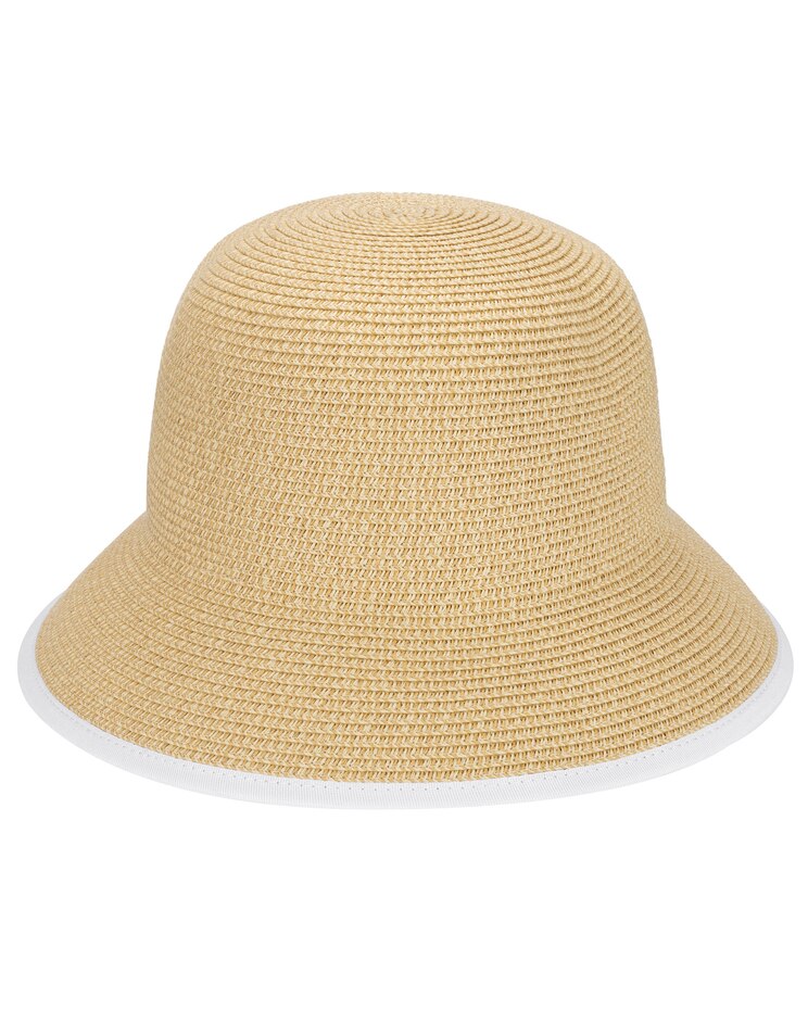 Womens Paperbraid Bucket With Bound Edging Hat image number 1