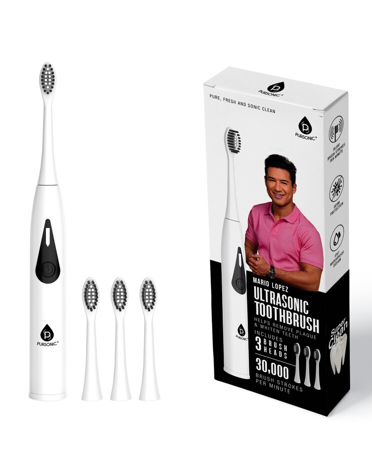 Mario Lopez Ultrasonic Power Toothbrush image number 1