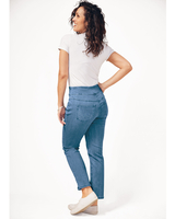 DenimEase™ Flat-Waist Straight Embellished Jeans thumbnail number 2