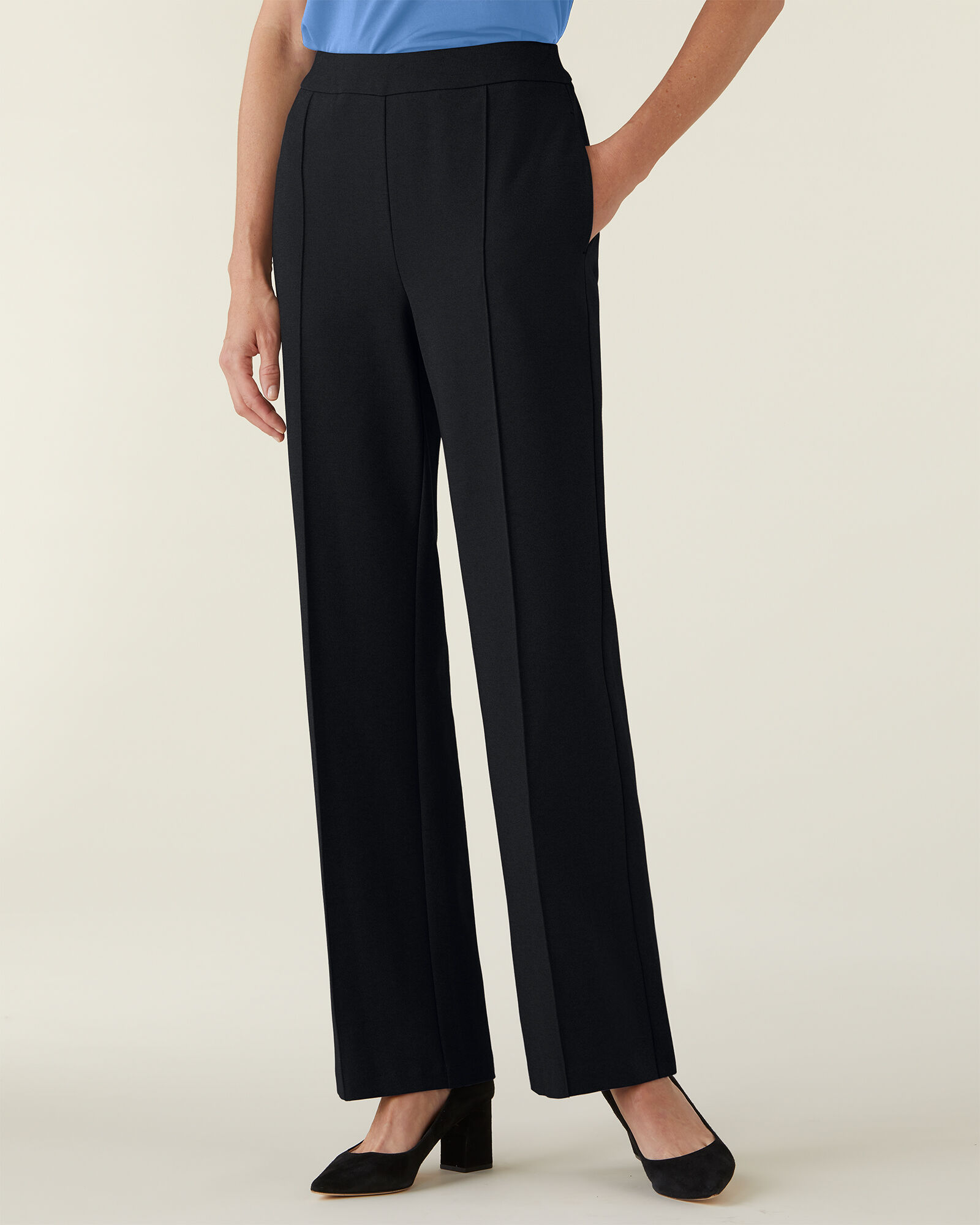 Slimtacular Ponte Wide Leg Pant Blair