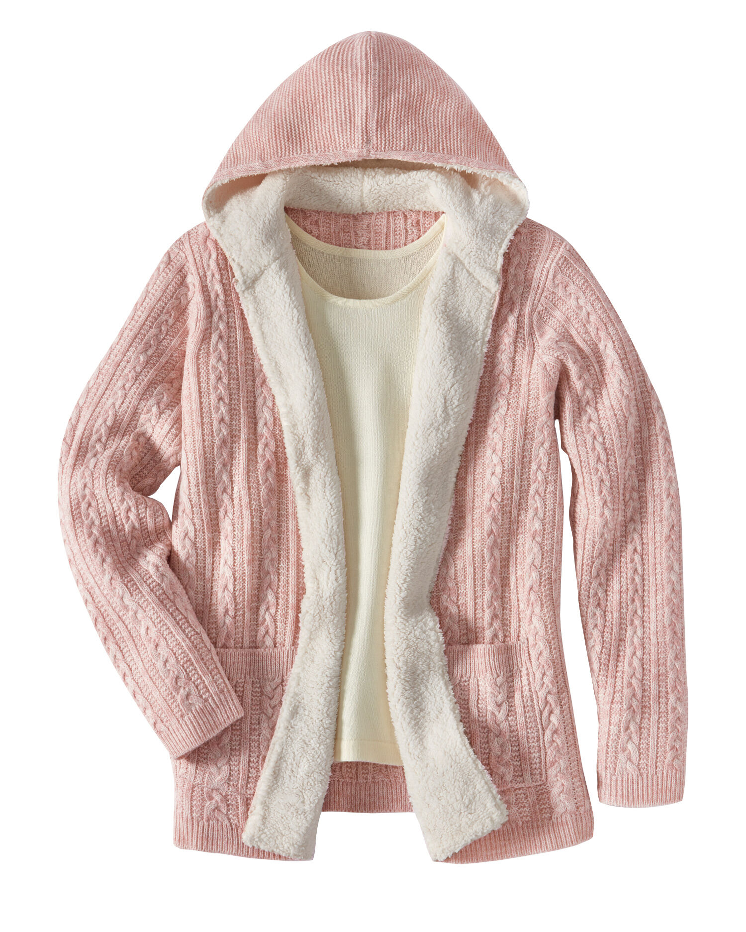 Dockerie sherpa trim hooded cardigan best sale
