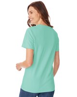 Short Sleeve Knit Henley thumbnail number 3