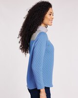 Quilted Colorblock Top thumbnail number 2