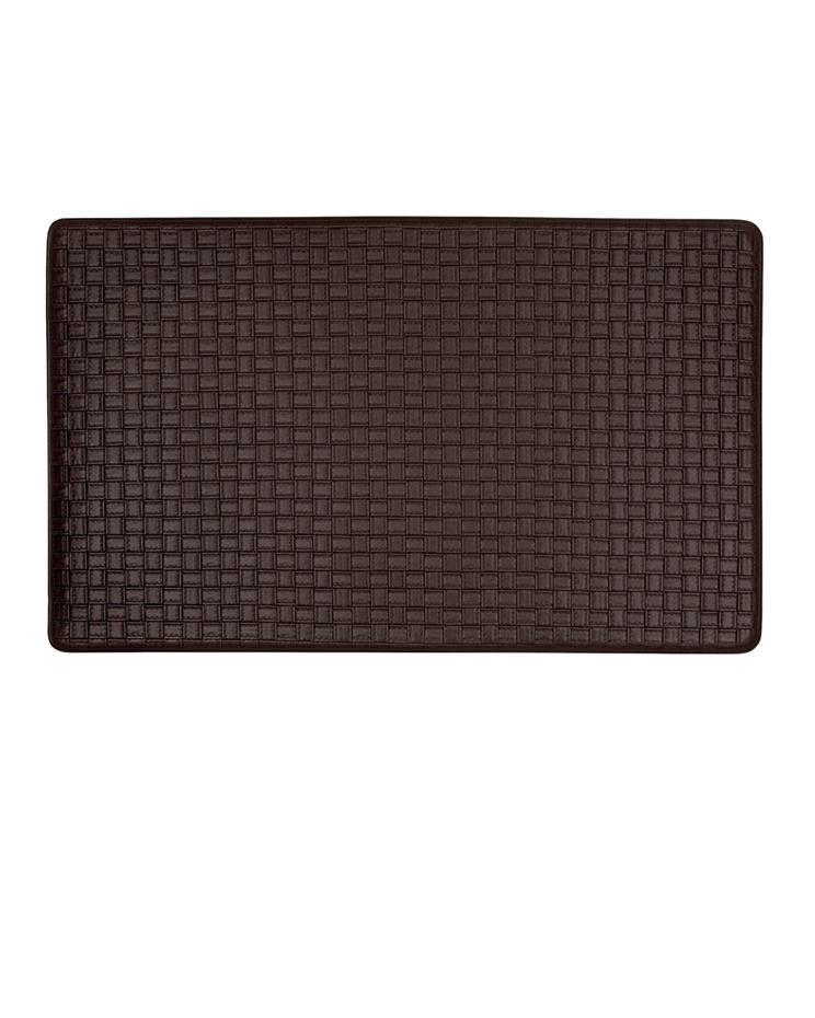 Woven-Embossed Faux Leather Anti Fatigue Mat image number 1
