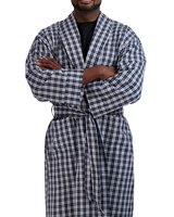 Hanes Men's Shawl Collar Woven Robe. thumbnail number 3