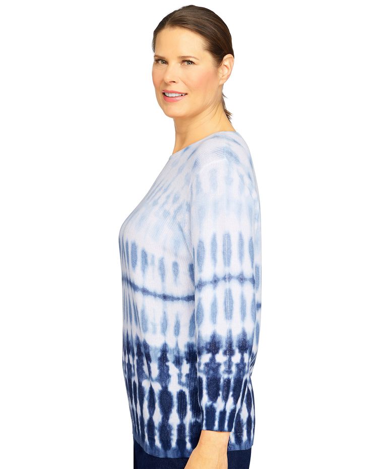 Alfred Dunner® Shenandoah  Valley Ombre Tie Dye Sweater image number 3