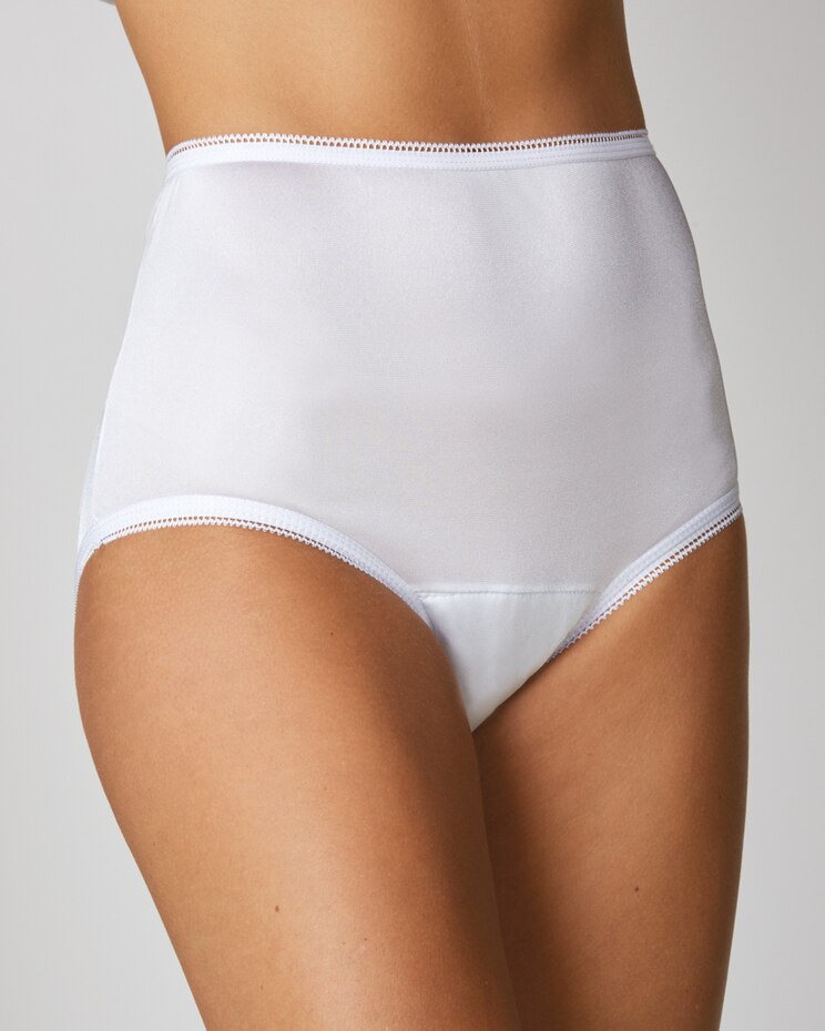 Haband Women’s Incontinence Briefs, Cotton, 3-Pack image number 1