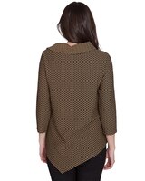 Ruby Rd® Go Wild Knit Herringbone Top thumbnail number 3