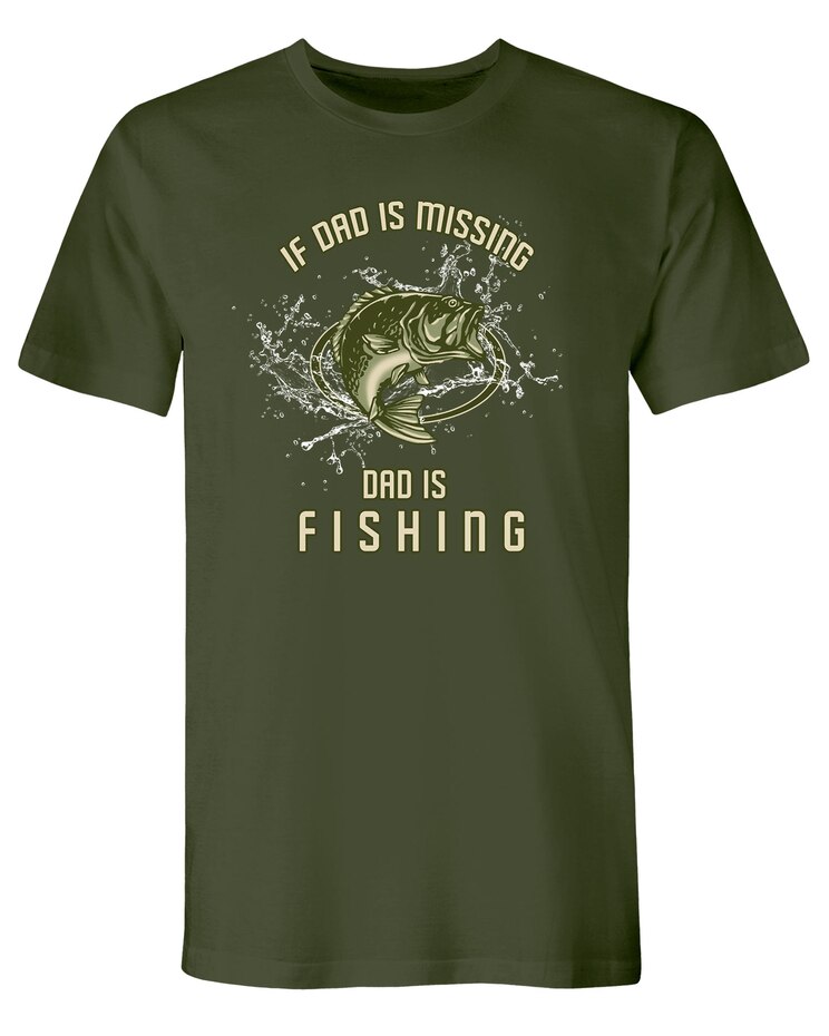 Missing Fishing Graphic Tee image number 1