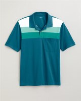 John Blair® Chest-Stripe Polo thumbnail number 1