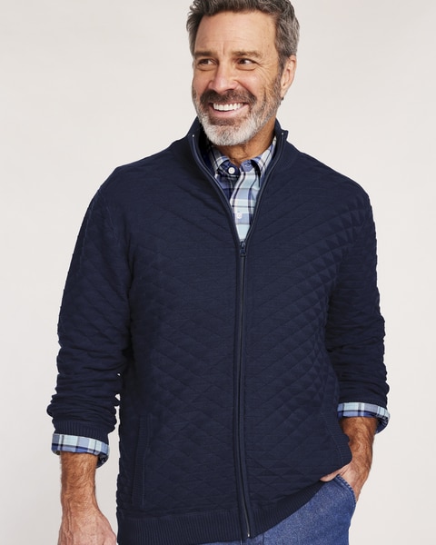 John Blair® Zip-Front Cardigan Sweater