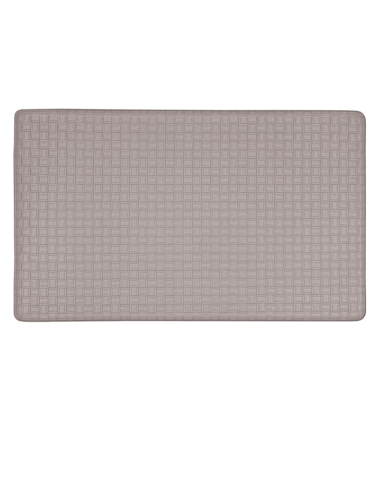 Woven-Embossed Faux Leather Anti Fatigue Mat image number 1