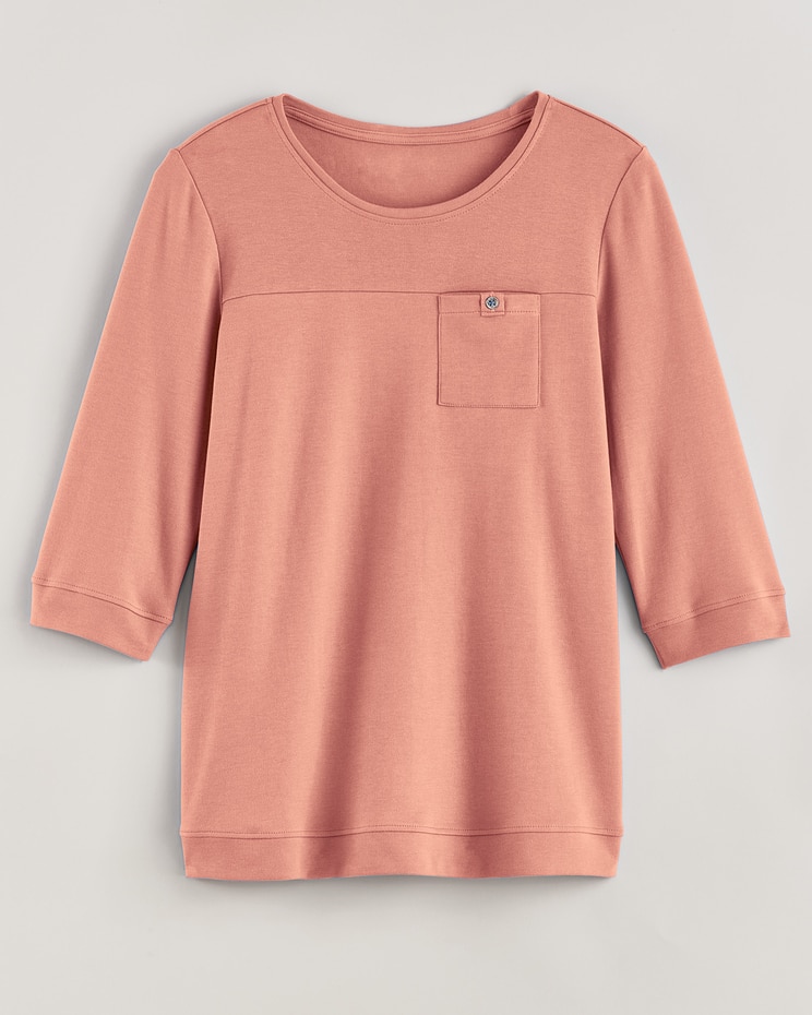 Essential Knit Pocket Top image number 7