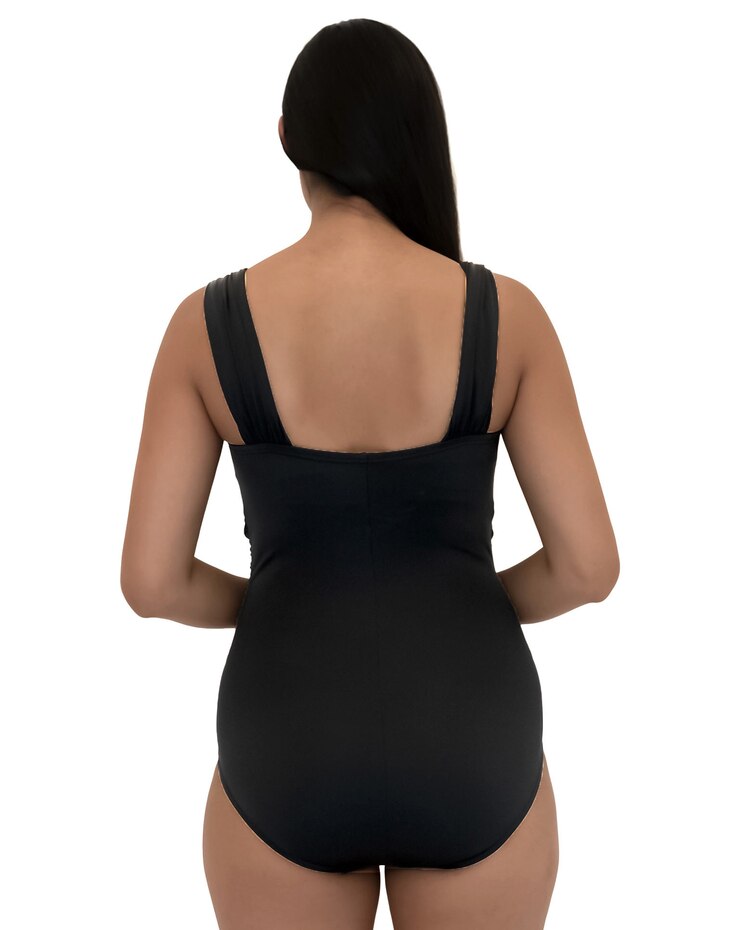 Fit 4 Ur Tummy Solid Crossed Bandeau Glamour Tank image number 2