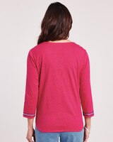 Alfred Dunner® In Full Bloom Yoke Floral Top thumbnail number 3