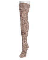 MUK LUKS Chunky OTK Cable Sock thumbnail number 2