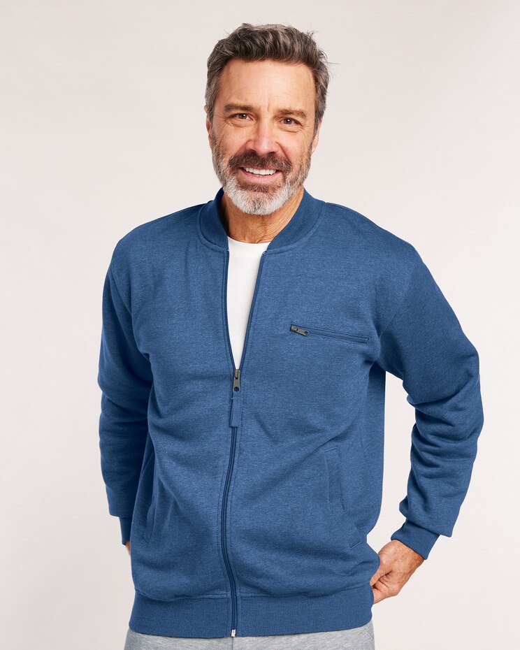 John Blair Supreme Fleece Baseball Jacket image number 1