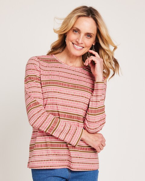 Essential Knit Long Sleeve Tee