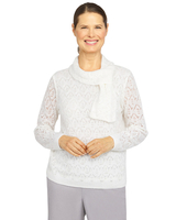 Alfred Dunner® Stonehenge Sweater With Pearl Embellishments thumbnail number 1