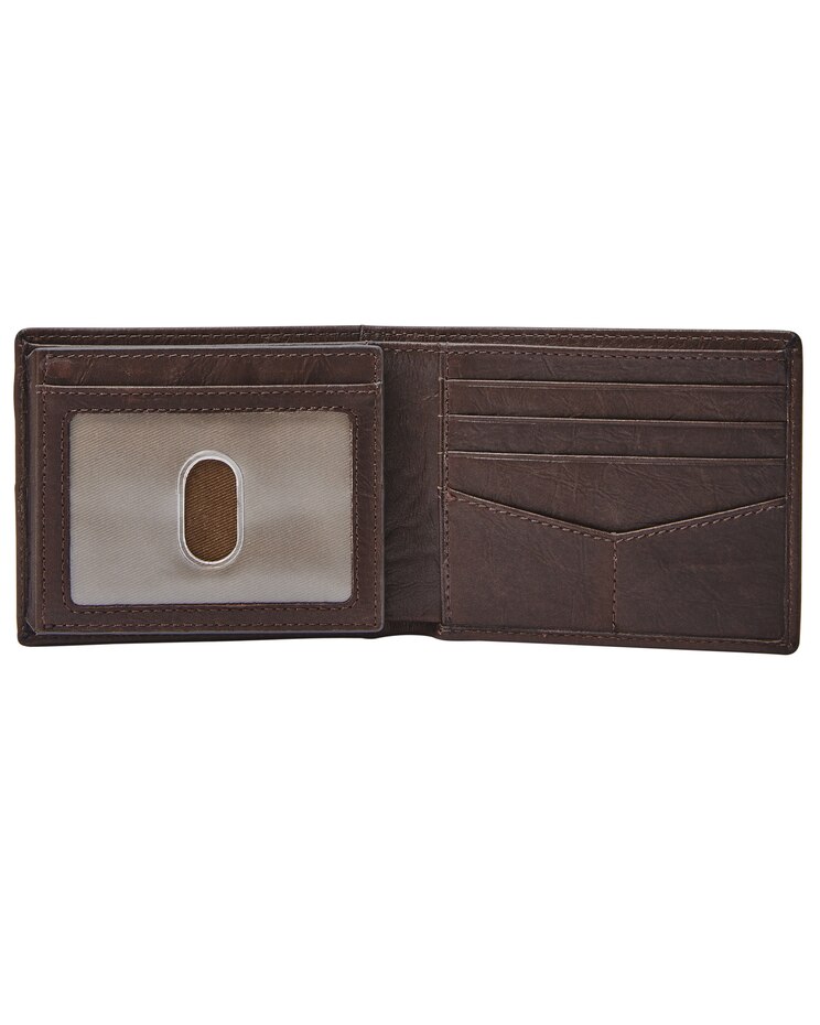 Fossil Men's Neel Flip ID Bifold Leather Wallet image number 2