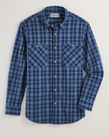 JohnBlairFlex Long-Sleeve Denim and Twill Shirt thumbnail number 1