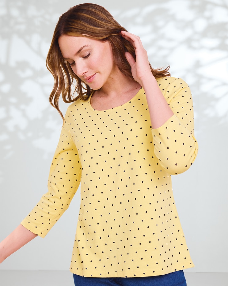 Prima™ Cotton Dot Tee image number 1