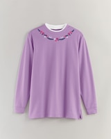 Better-Than-Basic Embroidered Tunic Sweatshirt thumbnail number 1