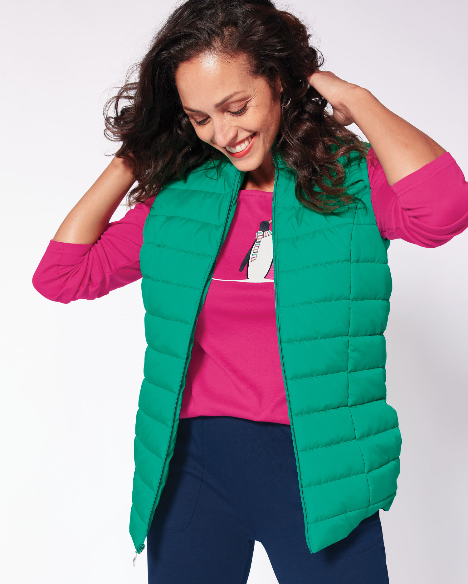 Lightweight puffer vest clearance