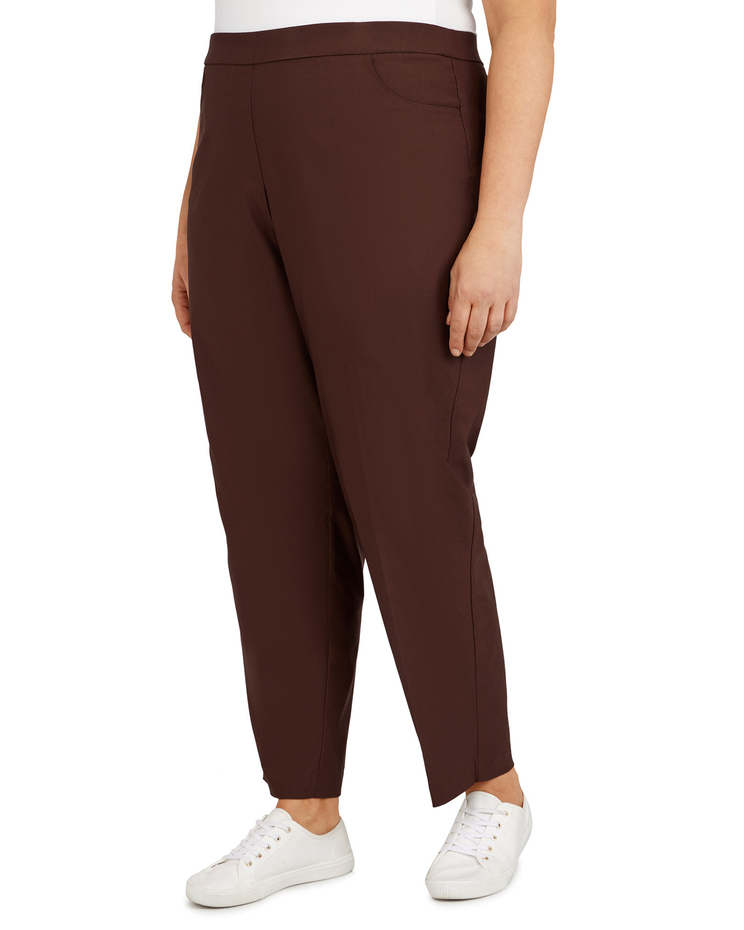 Alfred Dunner Classic Pull-On Proportioned Straight Leg Pants image number 2